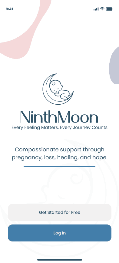 NinthMoon app screenshot 1